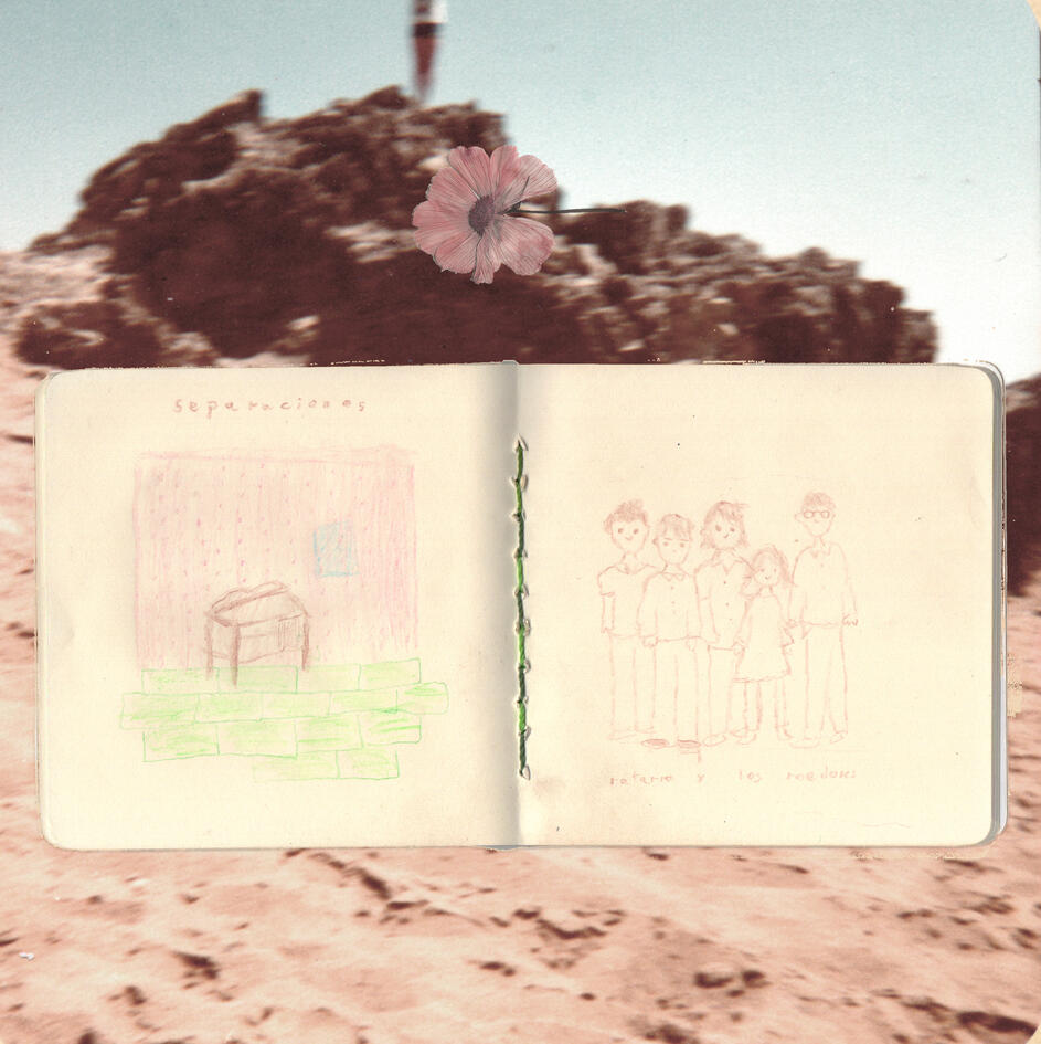 "me ha costado levantarme" acrílicos sobre revista